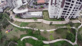 Aerial View from a Luxury Condominium in Sao Paulo, Brazil
