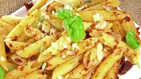 Penne and Tomato Pesto (loopable)