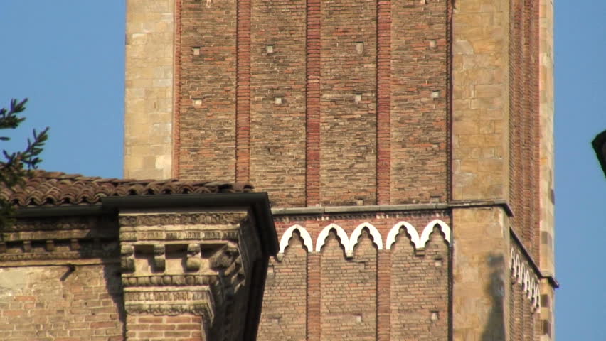 Piazza del Duomo cathedral the baptistery in the heart of the city of Parma Italy