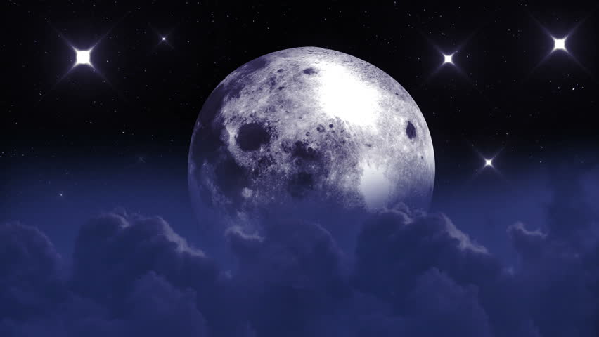 Starry Night With Moon Stock Footage Video 100 Royalty Free Shutterstock
