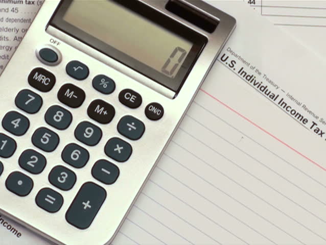 Calculator and tax form V1 - NTSC