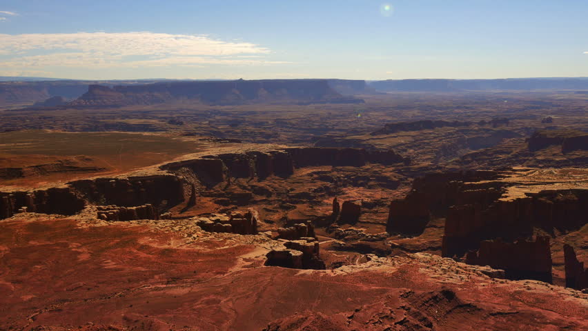 Canyonlands 37 Pan R Zoom Out Grand View Point Utah USA