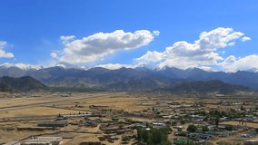 panorama video taken in the area of the Monastery Vanla (Little Tibet, Ladakh, India)