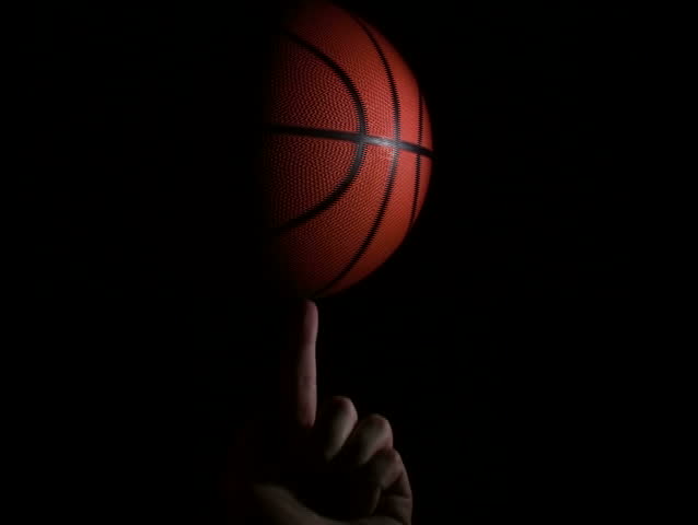 Basketball Spinning On Players Finger Stock Footage Video ...