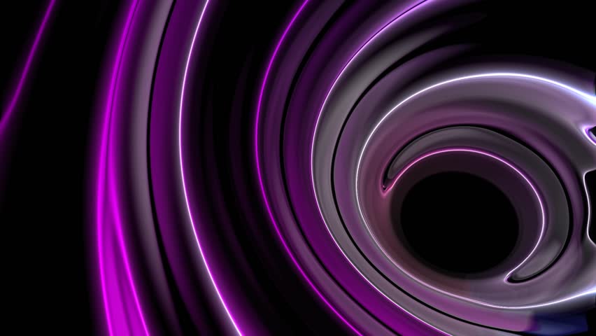 Loopable animated background of an abstract oily, multicolored liquid tunnel. HD