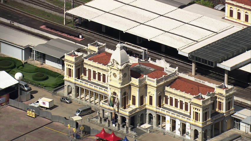 AERIAL- Belo Horizonte Railway Station, Belo Horizonte, Brazil