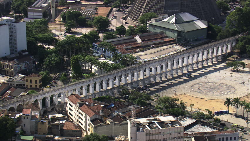 AERIAL- Arcos da Lapa, Rio de Janeiro, Brazil