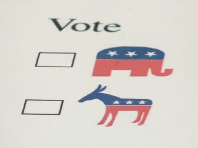 DONKEY Voting ballot check box - NTSC