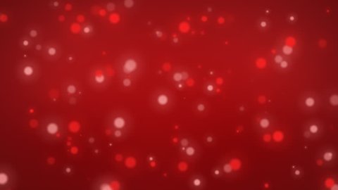 Festive red bokeh bubble motion background