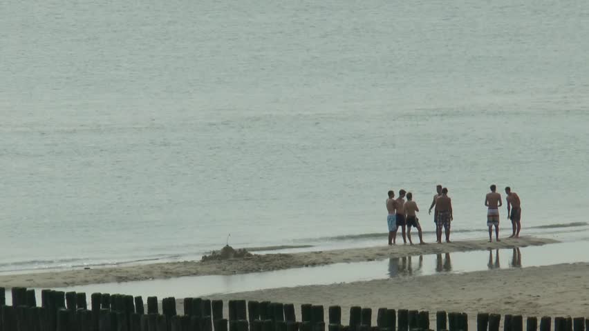 Domburg,The Netherlands,-september 2014 province of Zeeland :activity on and arround the beach in september 2014