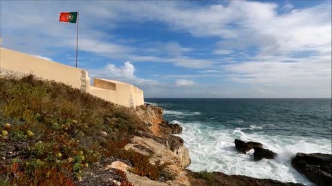 17th century fortress built above the ocean to protect the Portuguese coast between Cascais and the Guincho Beach