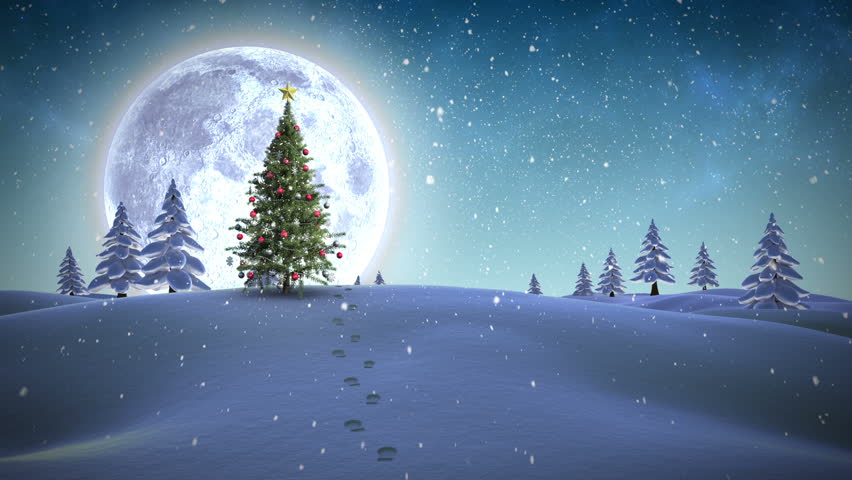 Digital Animation Joyeux Noel Message Appearing Stock Footage Video 100 Royalty Free Shutterstock