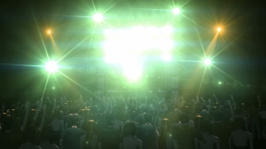 Rock Concert 3D Loopable HD1080