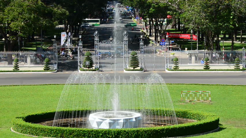 Main Fountain - Independence Palace - Ho Chi Minh City (Saigon) Vietnam