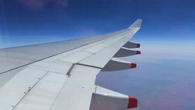 Plane Wing Airbus through window - Travel Holiday - Powered by Shutterstock - Get 15% off with code: PIKWIZARD15