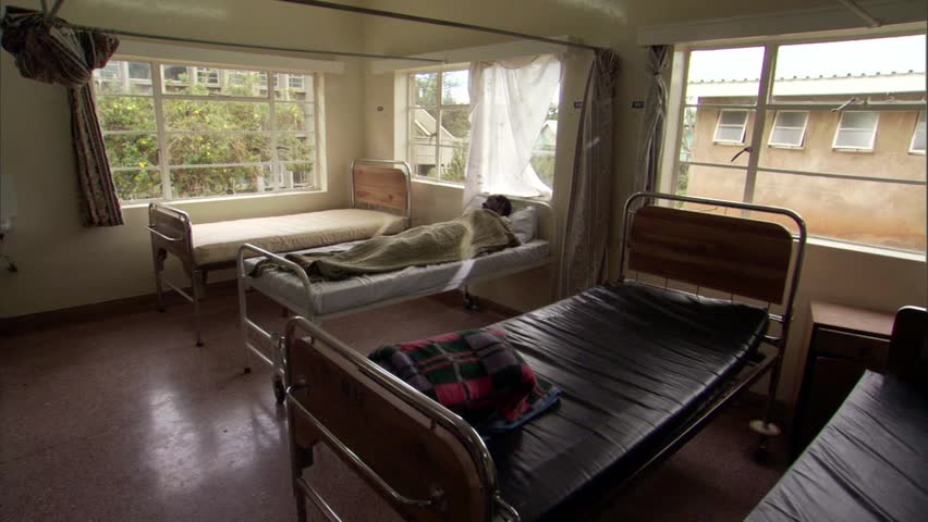 Smallpox Patient Lays Hospital Bed Kijabe Stock Footage Video 100 
