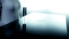 Advanced Business Communication Holographic Motion Graphics 3D Female Businesswoman Desktop Global Financial Trading CG - Powered by Shutterstock - Get 15% off with code: PIKWIZARD15