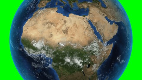 Mali. 3d earth in space - zoom in on Mali contoured on green.
Elements of this image furnished by NASA