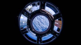 International Space Station, Indian Ocean to Pacific Ocean Through the Cupola. 
Edited sequence of public shots.
Source: NASA Images http://eol.jsc.nasa.gov/Videos/CrewEarthObservationsVideos