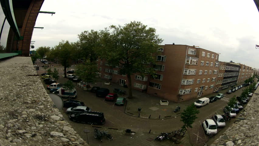 Amsterdam indiebuurt suburbs sunset timelapse