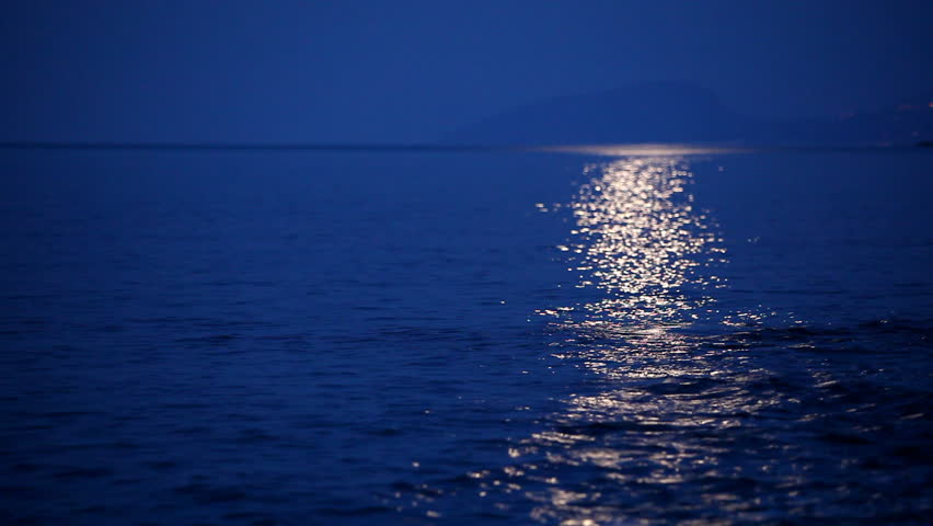 Moonlight on Sea Surface