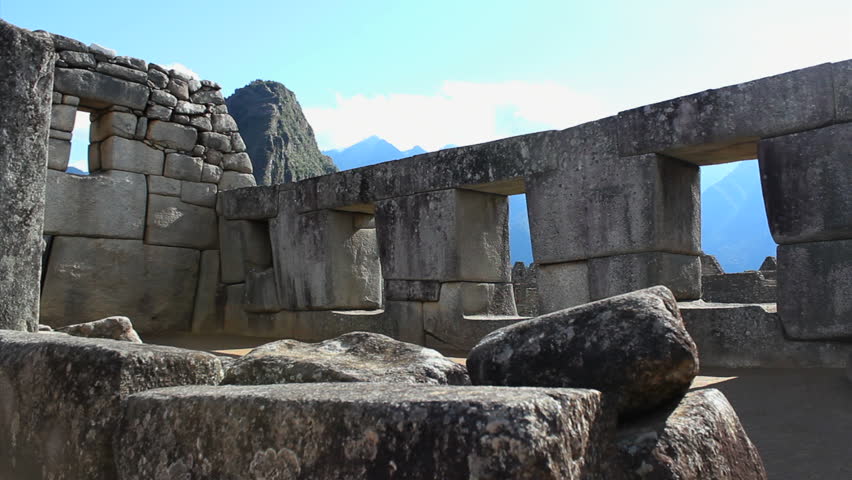 Temple of the Tree Windows, Machu Picchu, Peru - UNESCO World Heritage Site