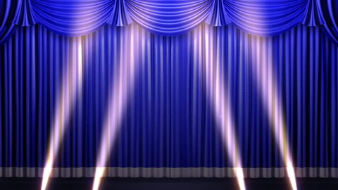 Pink Curtains Background Spotlight On Stage Stock Vector (Royalty Free ...