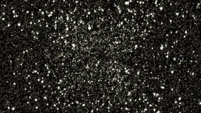 flying through the big field of stars - 4k 30fps loop - very detailed