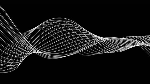 Slow flowing black and white particle vector abstract background Computer Designed Animation - uhd ultra hd 4k 4096 quad