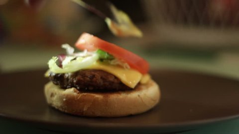 Hamburger cooking. Find similar clips in our portfolio.