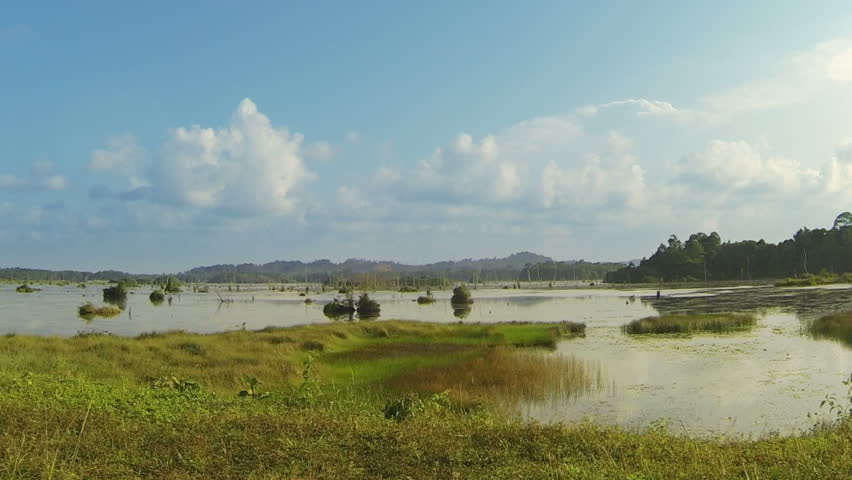 Evening sky by the lake.