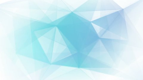blue triangles on white. computer generated seamless loop abstract geometrical motion background
