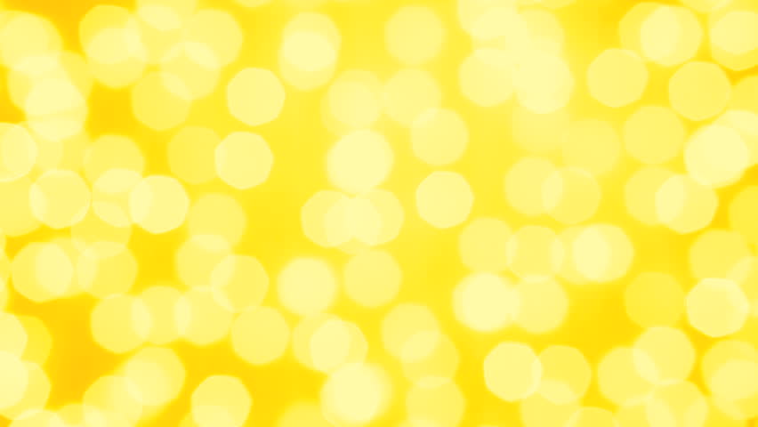Twinkling Lights On a Yellow Stock Footage Video (100% Royalty-free ...