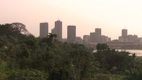 Abidjan - Ivory Coast capital. Panorama.