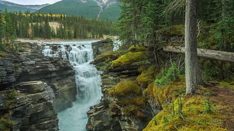 kegon waterfall autumn trees colorful lake Stock Footage Video (100% ...