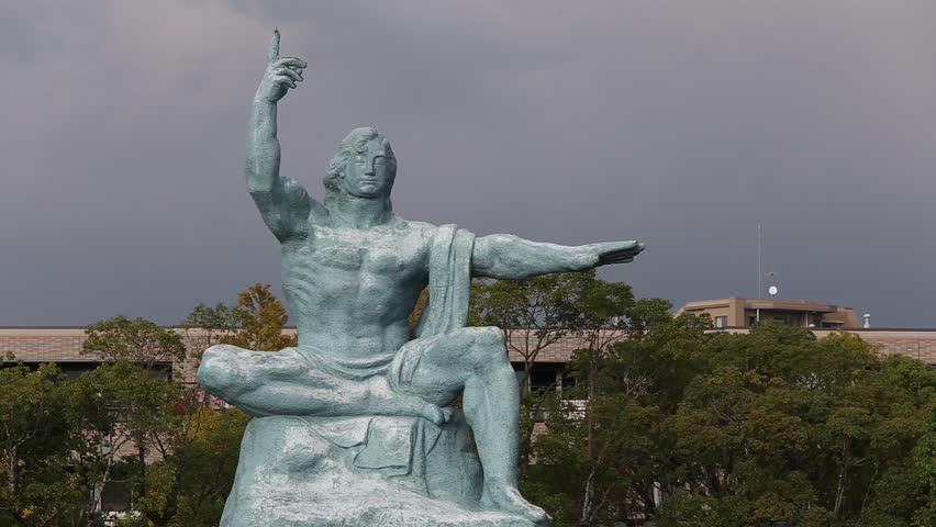 Peace Statue In Nagasaki Peace Stock Footage Video 100 Royalty Free Shutterstock