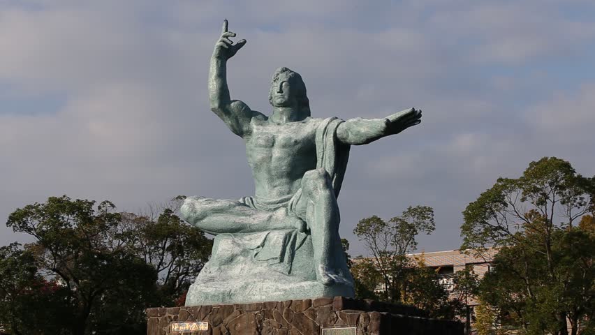 Peace Statue In Nagasaki Peace Stock Footage Video 100 Royalty Free Shutterstock
