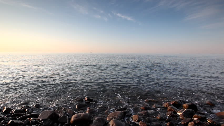 Dawn at sea