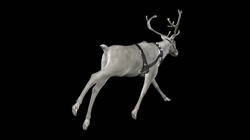 silver reindeer antlers