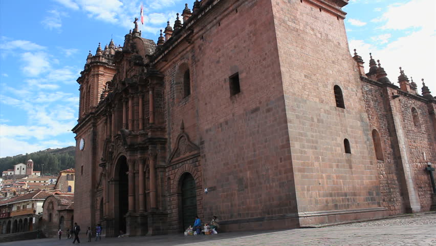 CUZCO, PERU.  AUGUST 2014: La Catedral de Cuzco - Cathedral of Santo Domingo, Cusco, Peru