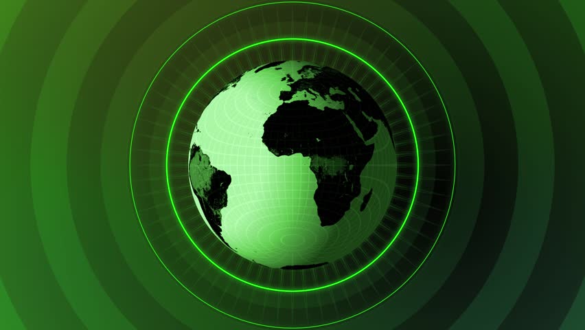 Revolving Globe Loop High definition animated background loop of a revolving
