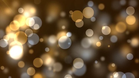 golden yellow party lights celebrations abstract background - for use with titles, logos and presentation background slides Stock Video