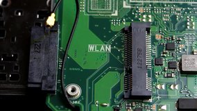 Laptop repair - wireless card fitting footage