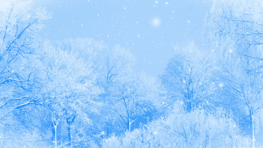 snow scenery animation