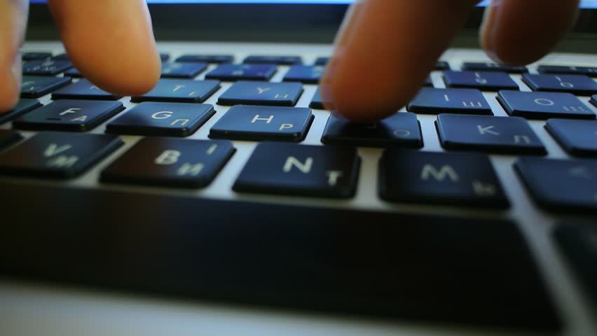 Typing on a laptop | Shutterstock HD Video #7953397