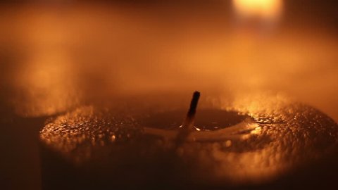 lighting candle by matchstick close-up
 Stock Video