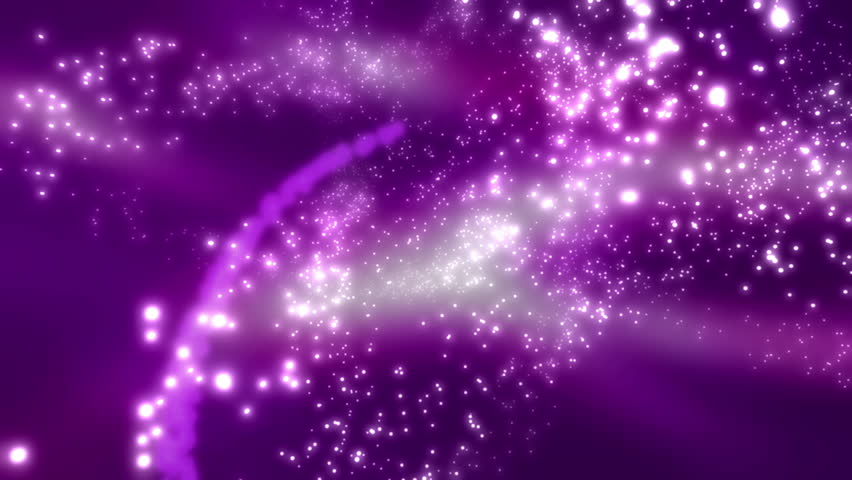 Particle Magic in Purple Looping Stock Footage Video (100% Royalty-free