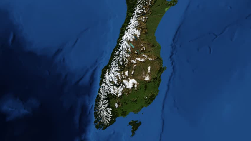 New Zealand from space.
New Zealand is an island country in the southwestern Pacific Ocean.
Video composite from NASA source images. 