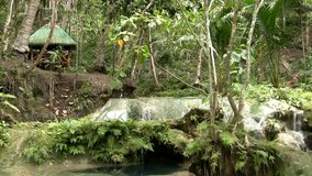 (Perfect Loop) Native Hut Besides Waterfall / Spend your vacation with best waterfall under your native hut.