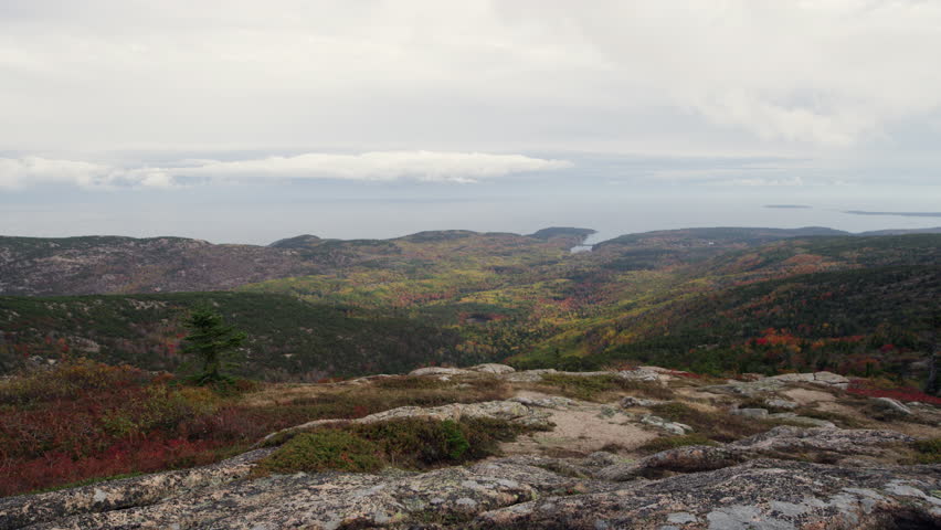 view from the top of cadillac mountain